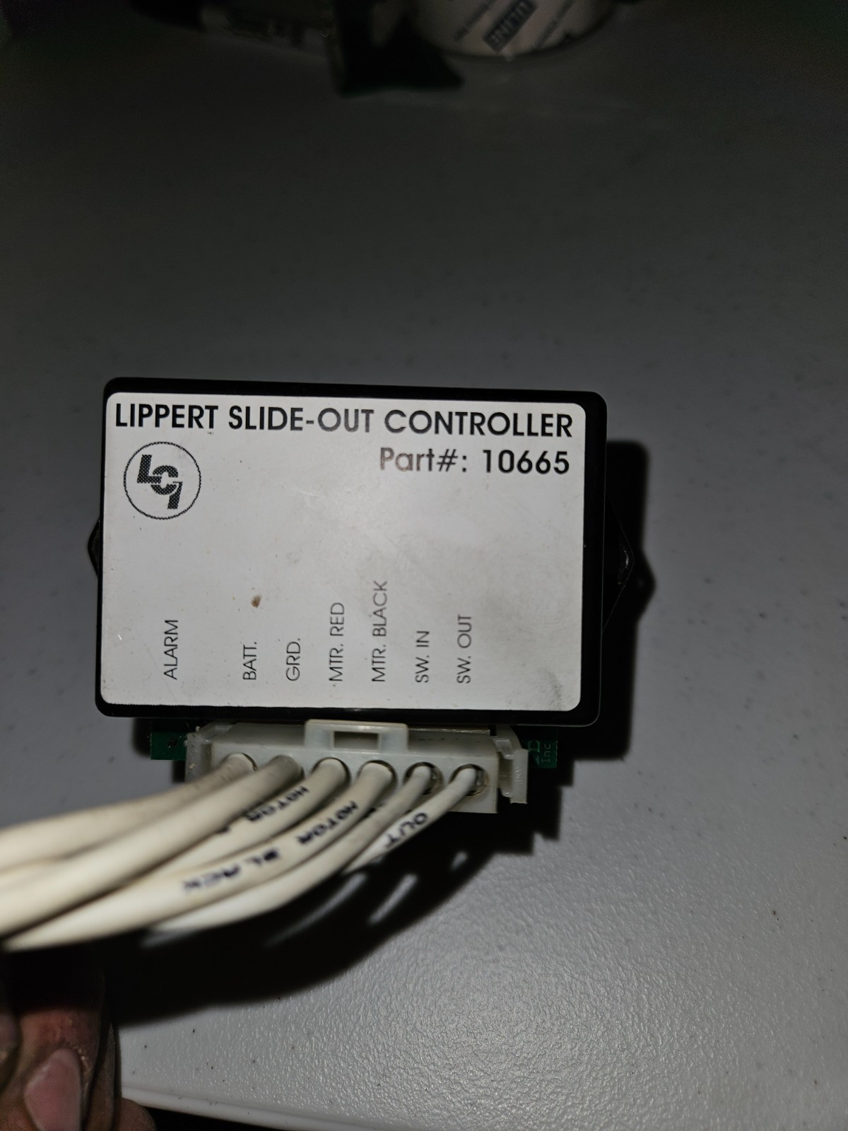 lippert slide out controller 10665 out of 08 holiday rambler rv