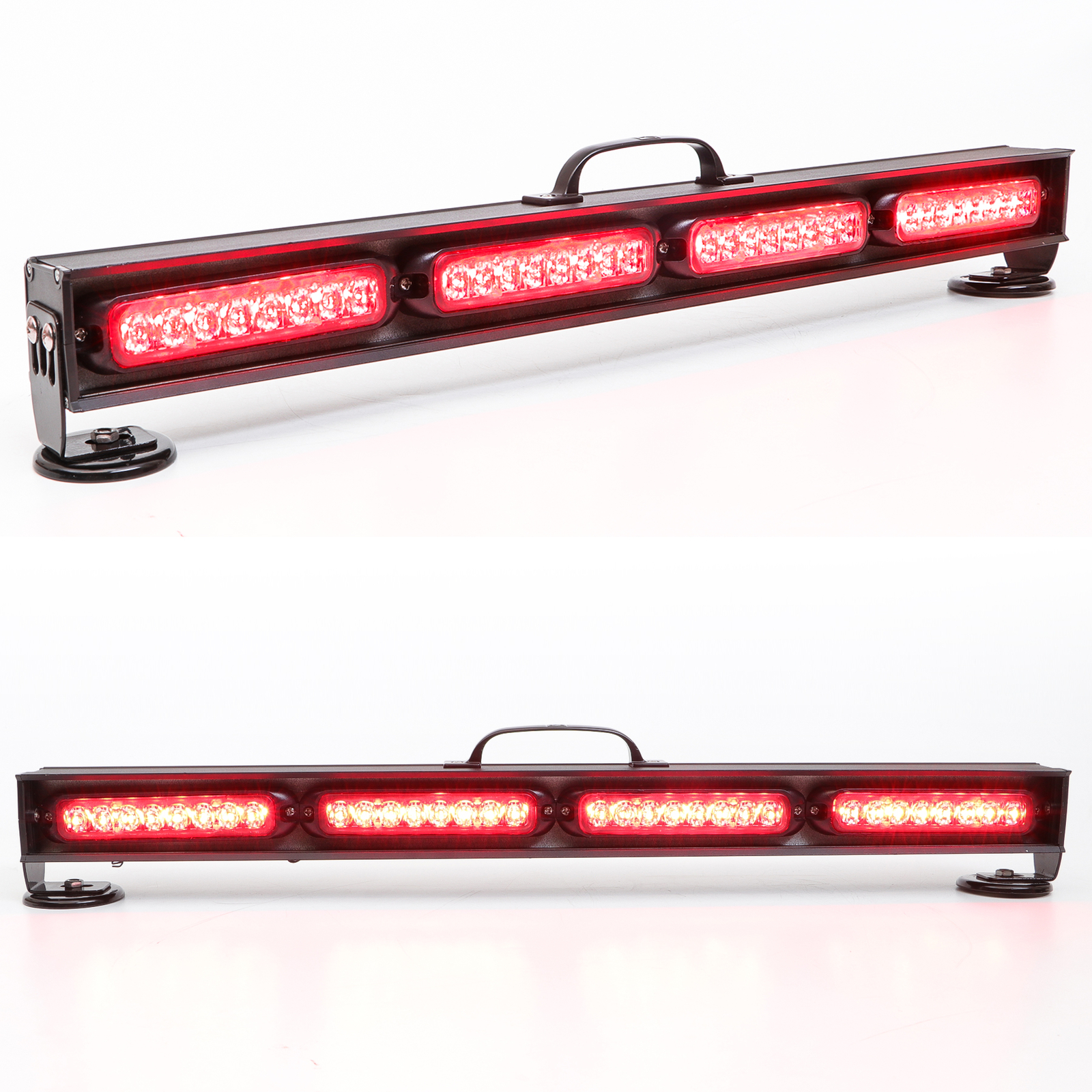 LED Wireless Tow Trailer light bar battery magnetic Base with 7 Pin Transmitter