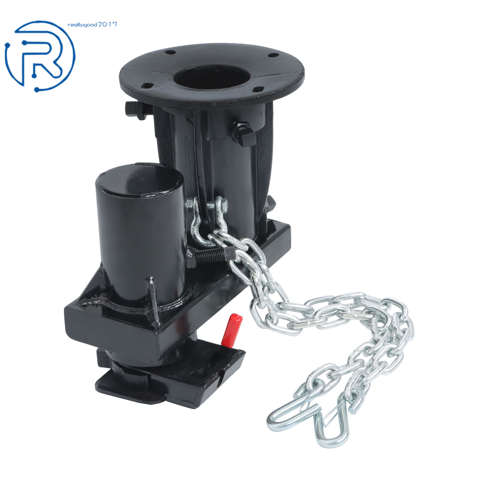 Fifth Wheel to Gooseneck Adapter w/ 7-1/2″ Offset C5G X 12”-16″ For RV Trailer