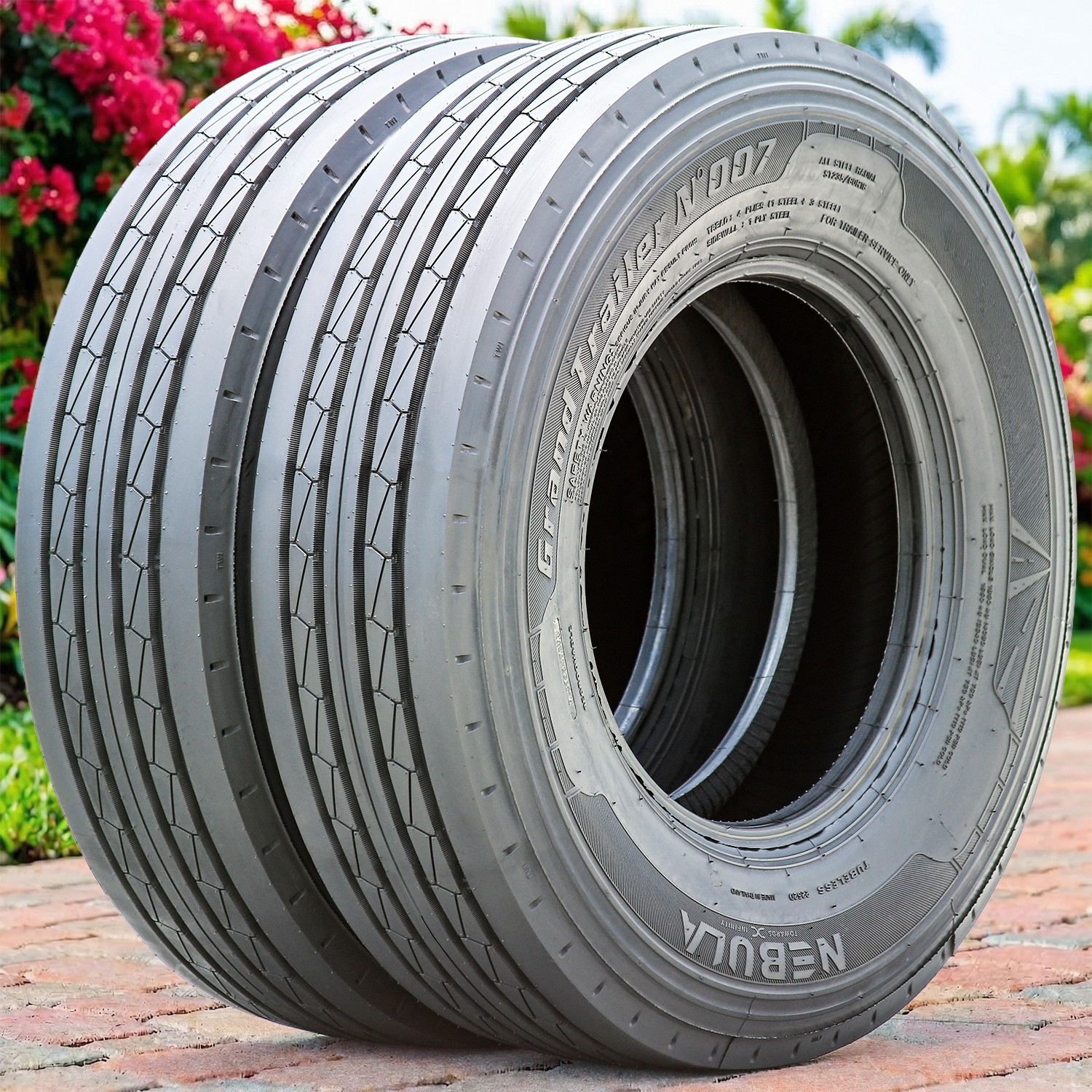 2 Tires Nebula Grand Trailer-N’ 007 All Steel ST 235/85R16 Load G 14 Ply Trailer