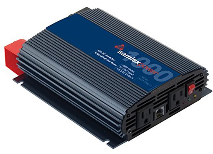 Samlex America SAM-1000-12 Modified Sine Inverter, 12V, 115 Vac, 1000W