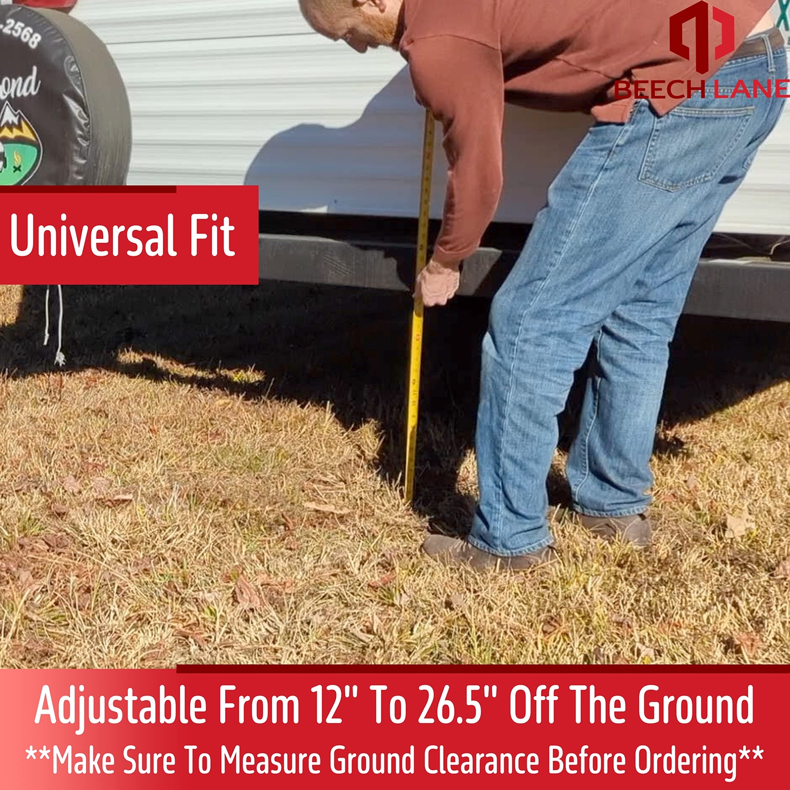 RV Stabilizer 1 Pack – Adjustable Height 12″ to 26.5″ Compact & Foldable