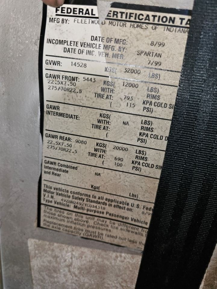 2000 American Eagle RV Coach 8.3L ISC Used Hydraulic Oil Reservoir Tank