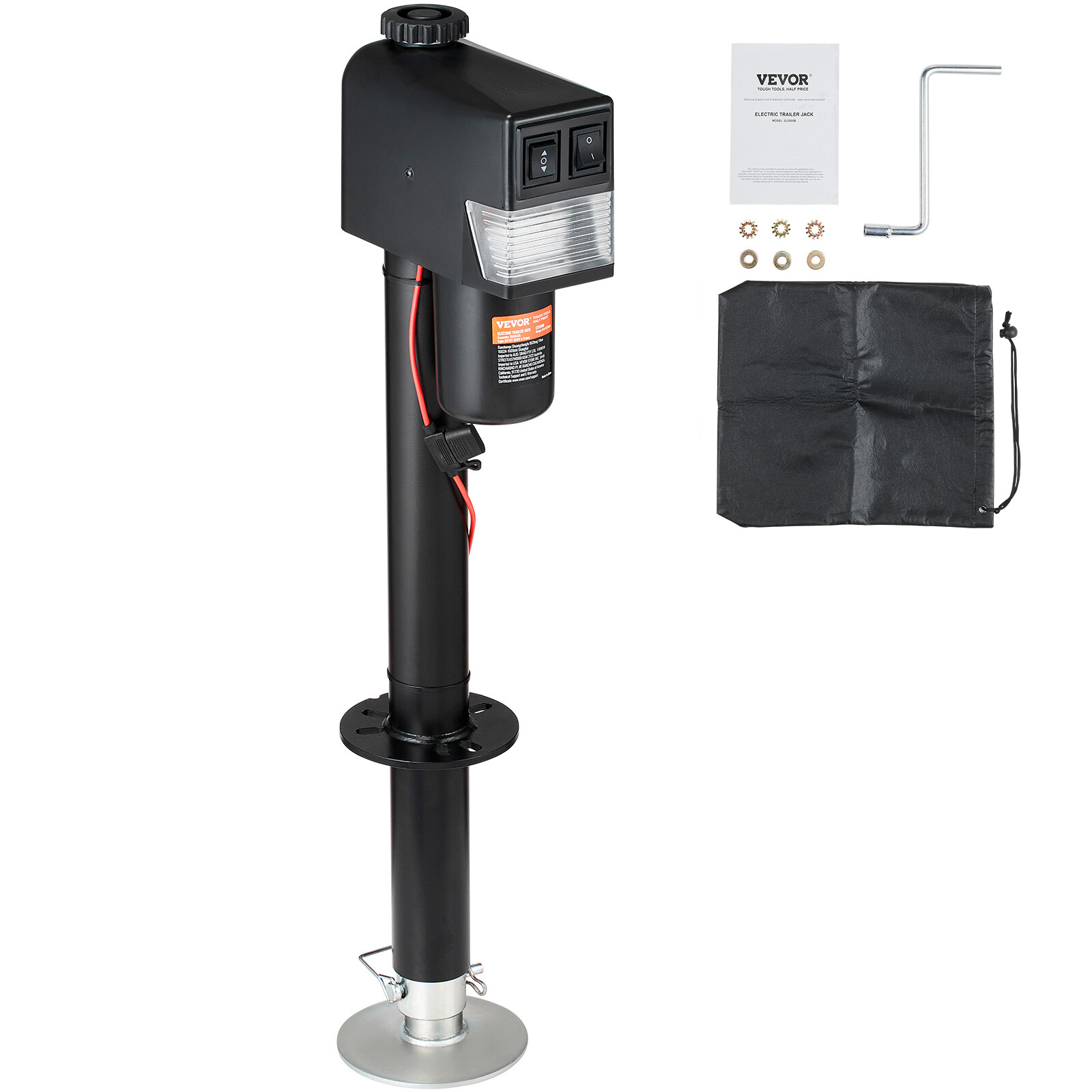 VEVOR Electric Trailer Jack 3500 lbs Power Tongue Jack for RV Trailer & Camper