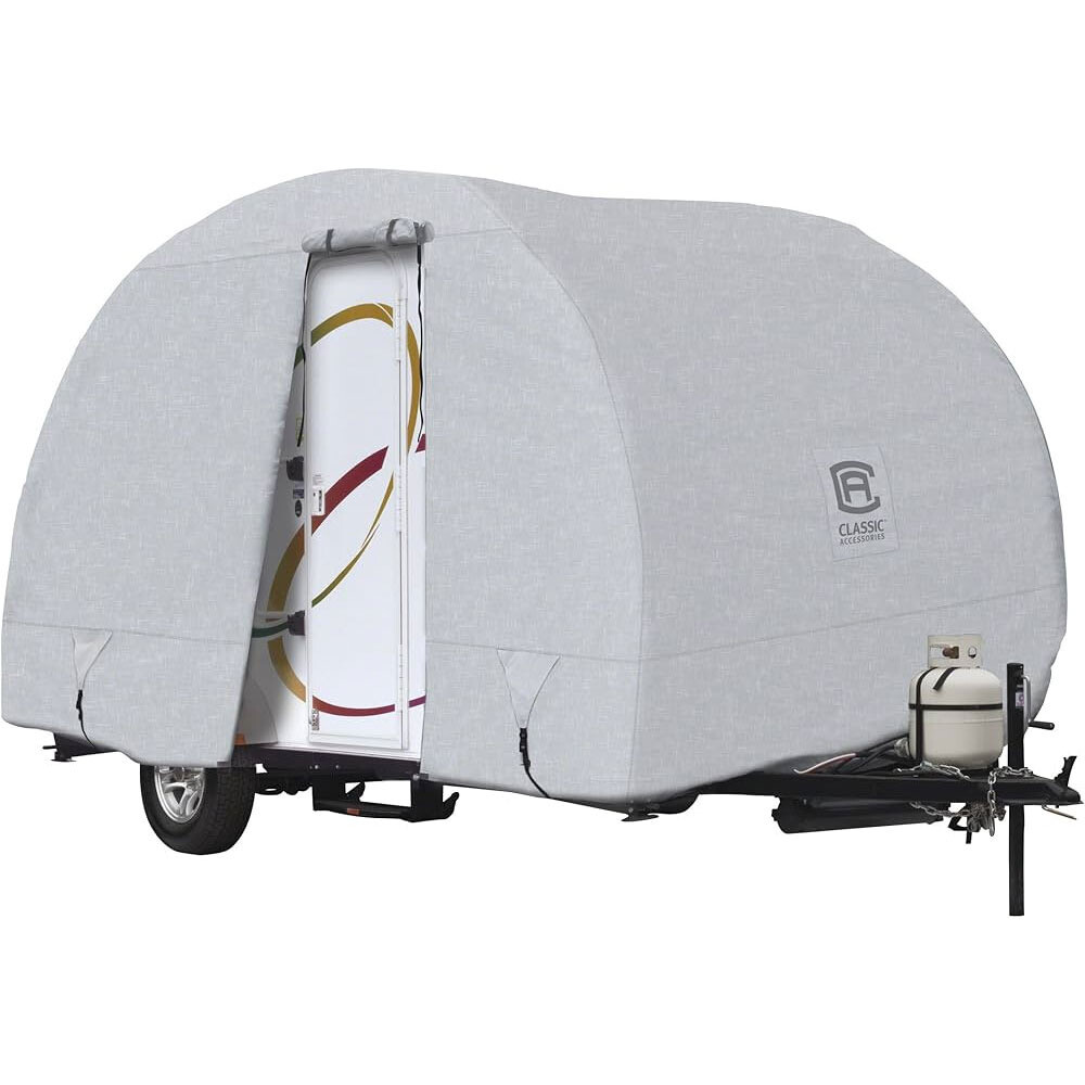 Classic Accessories RV Trailer R-Pod Cover 80-255-151001-RT Gray