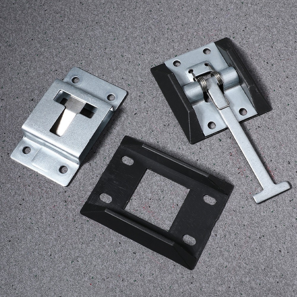 2 Sets Rv Trailer Door Holder Cargo Hasp Keeper Camper Open Latch