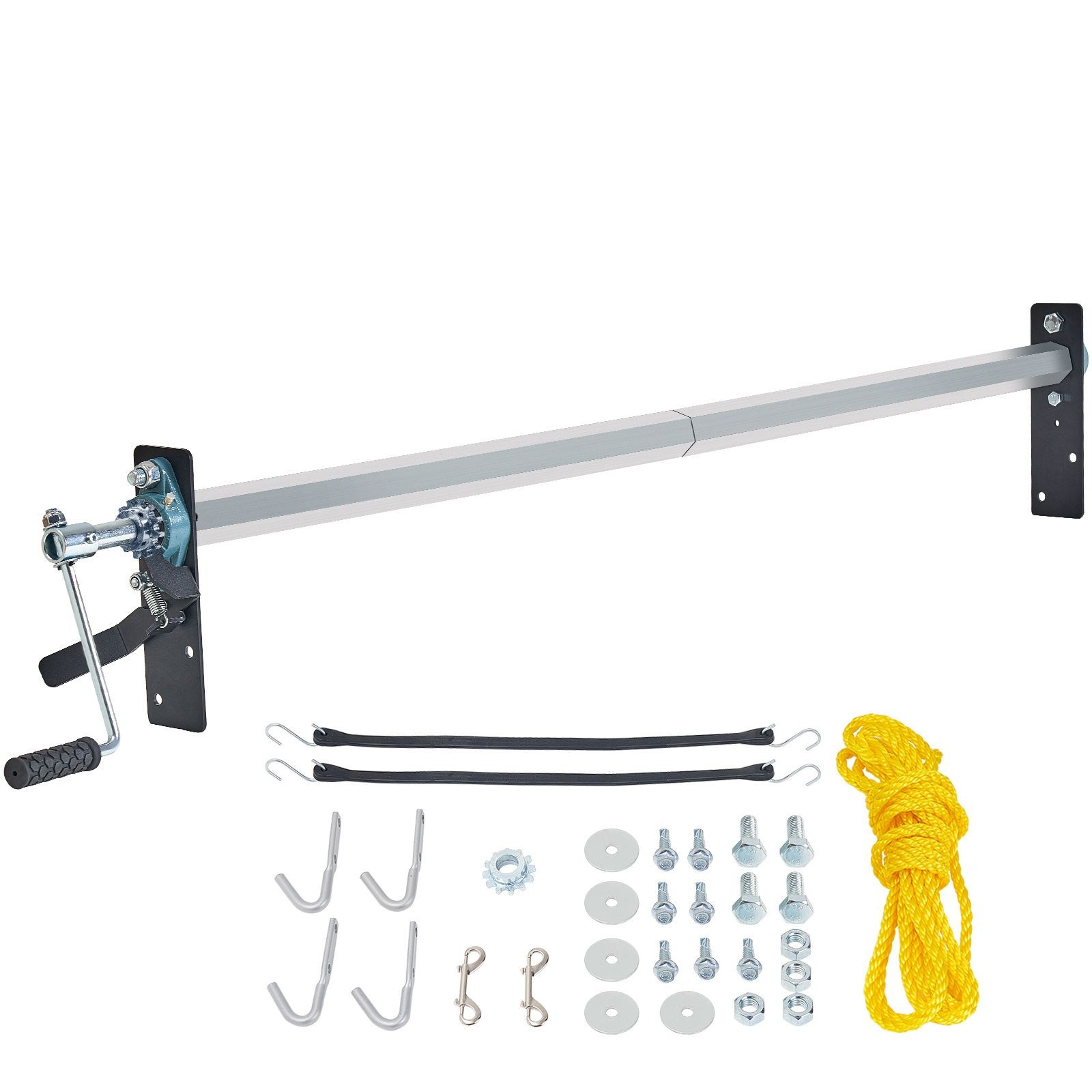 Adjustable Aluminum Tarp Roller Kit 64-104in for Dump Trucks