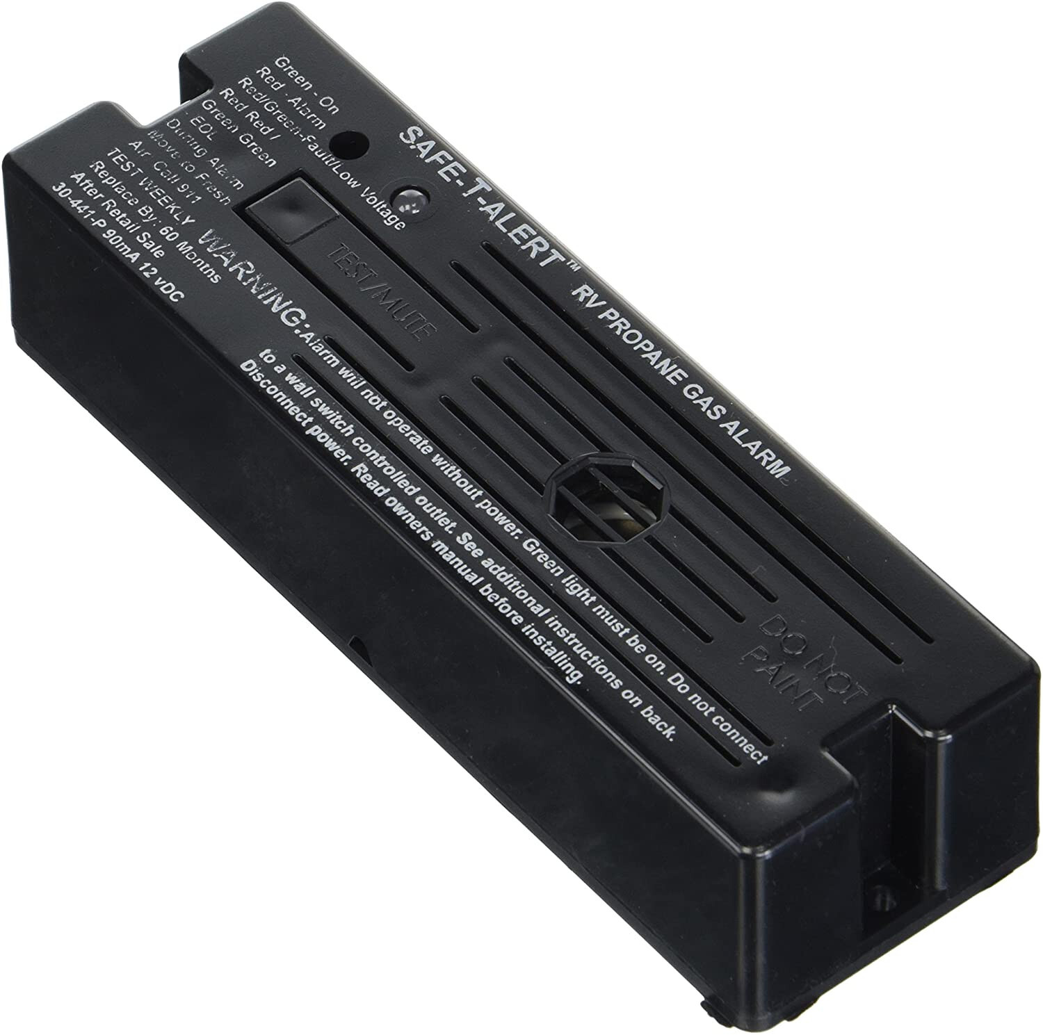 MTI Industries 30-441-P-BL 12 Volt LP Gas Detector Alarm Surface Mount