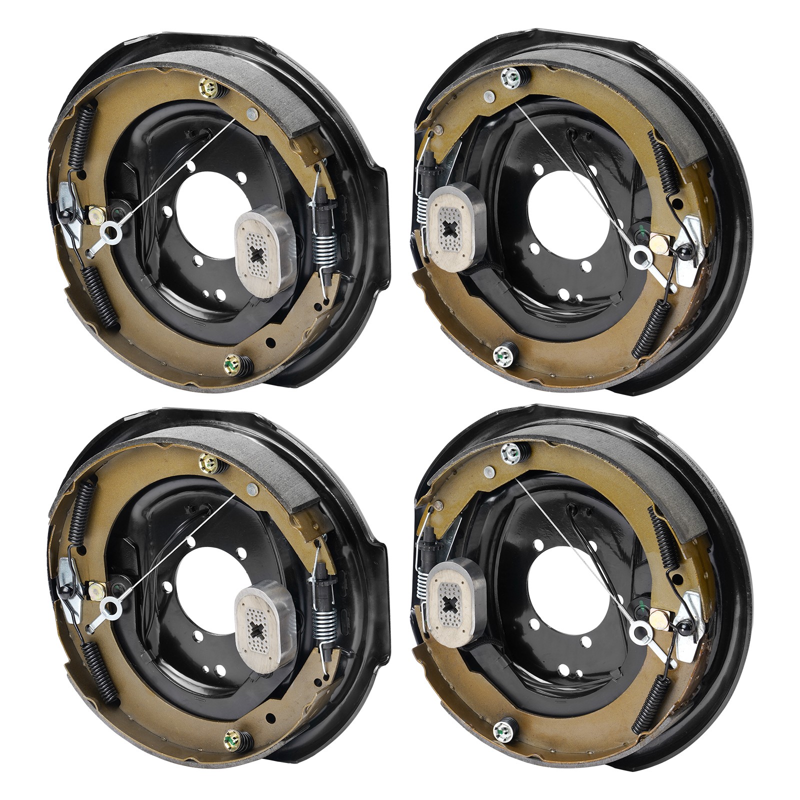 VEVOR Electric Trailer Brake 12″ x 2″ Self-Adjusting Assembly 2 Pairs 7000 lbs