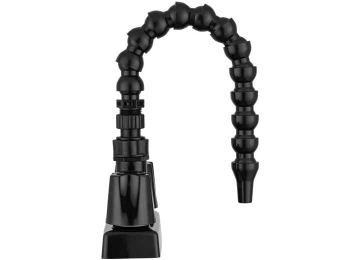 Dura Faucet DF-SA183K-BK RV Exterior Quick Connect Faucet w/Flexible Spout Black