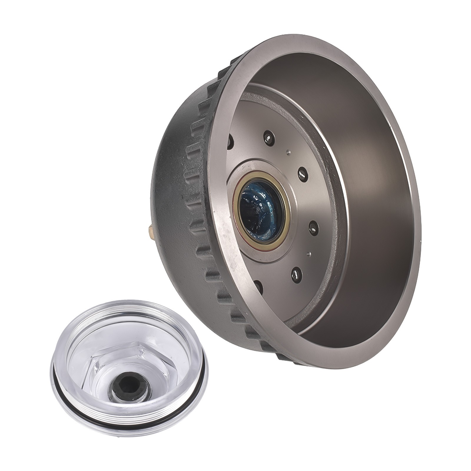 Brake Drum for Dexter Lippert Duty Axles 5/8″ Wheel Studs 8×6.5″ Bolt Pattern