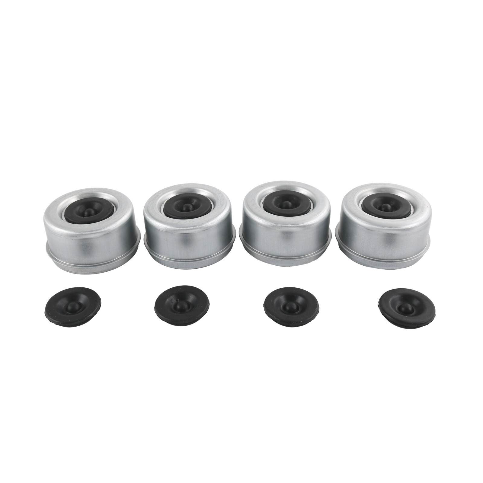 4PCS 2.71-2.72 Trailer Axle Dust Cap Cup Grease Cover RV Camper EZ Lube JDMSPEED