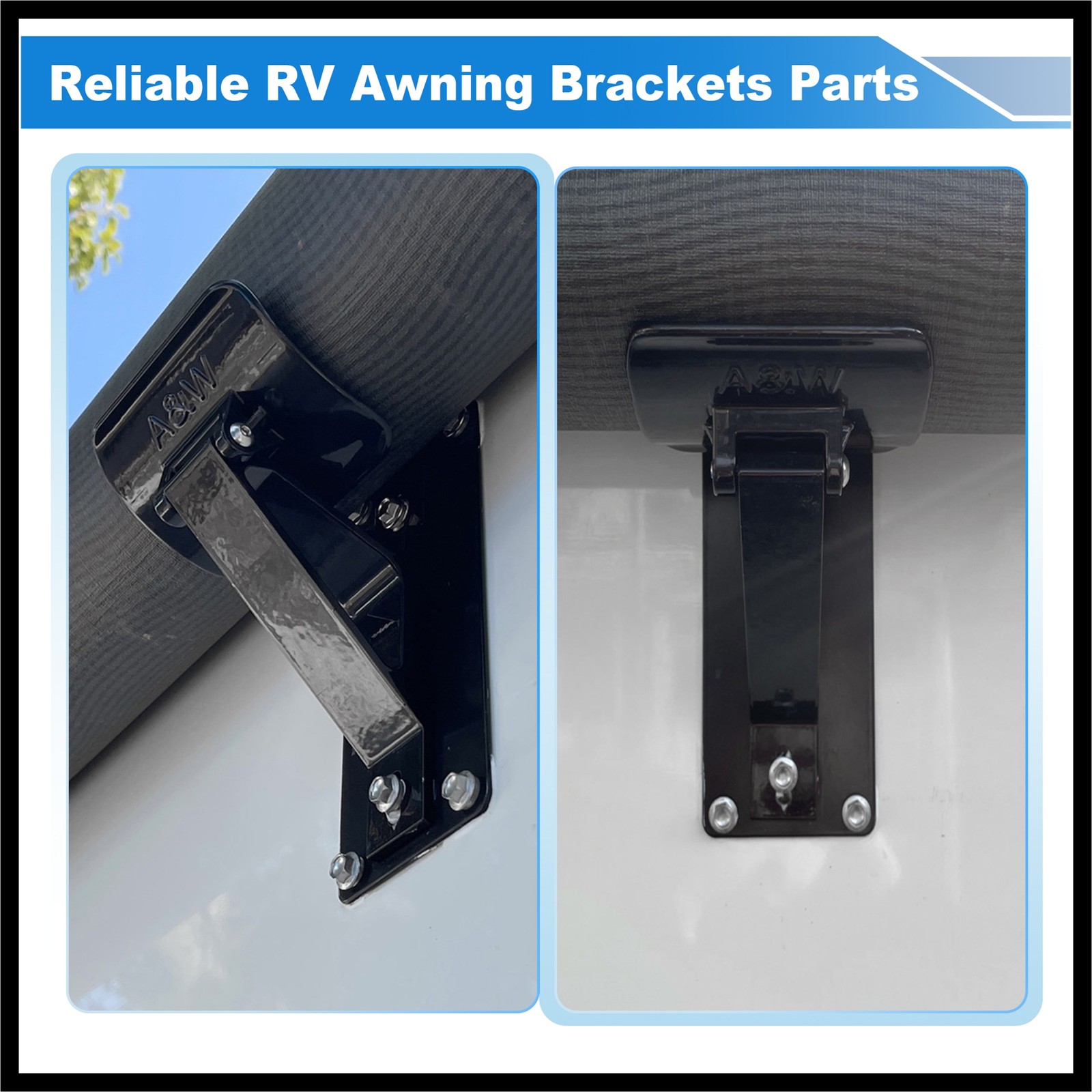 RV Awning Support Roller Cradle Center Bracket Parts Fit for Campers Trailers
