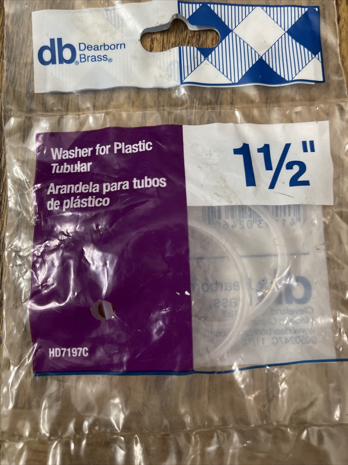 DB Washer For Plastic Tubular 1-1/2”