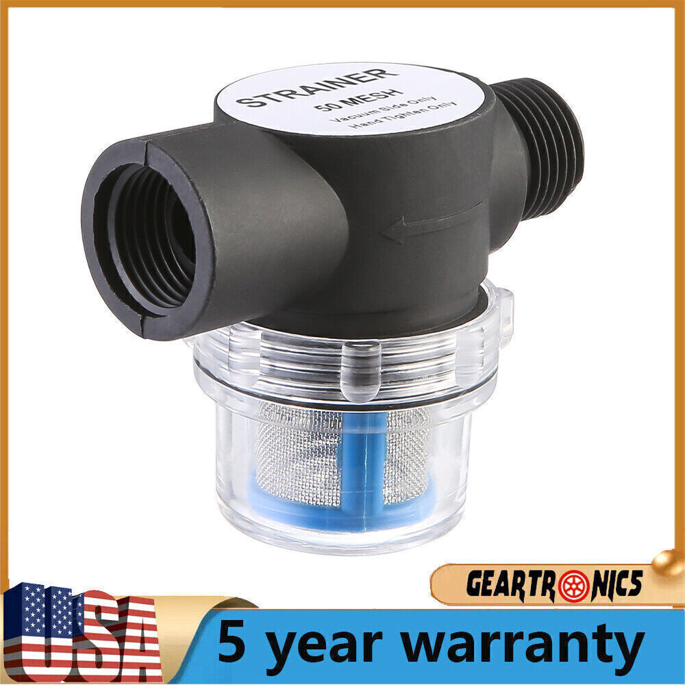 Water Pump Strainer 255-213 Freshwater System Gearzaar 5 Year Warranty