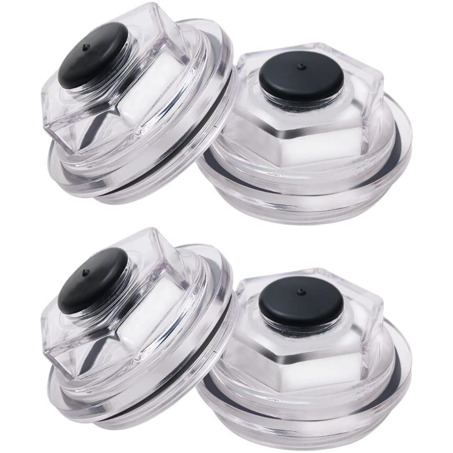 4x Oil Bath Dust Caps K71-038-00 For Dexter 6K 7K 8K 2.75″ Threads Trailer Axle