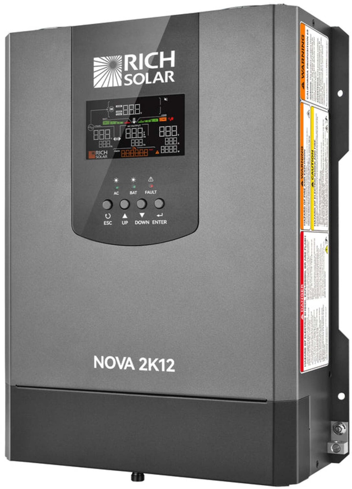 NOVA 2K12 2000W Pure Sine Wave Inverter with Transfer Switch for RVs