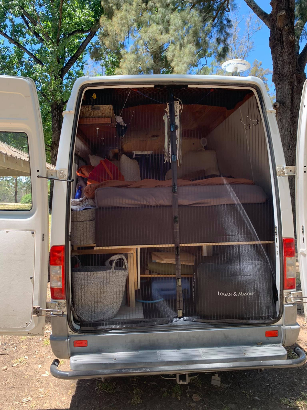CamperVan Rear Bug Mesh Insect Screen – (Advise year, model & roof type)