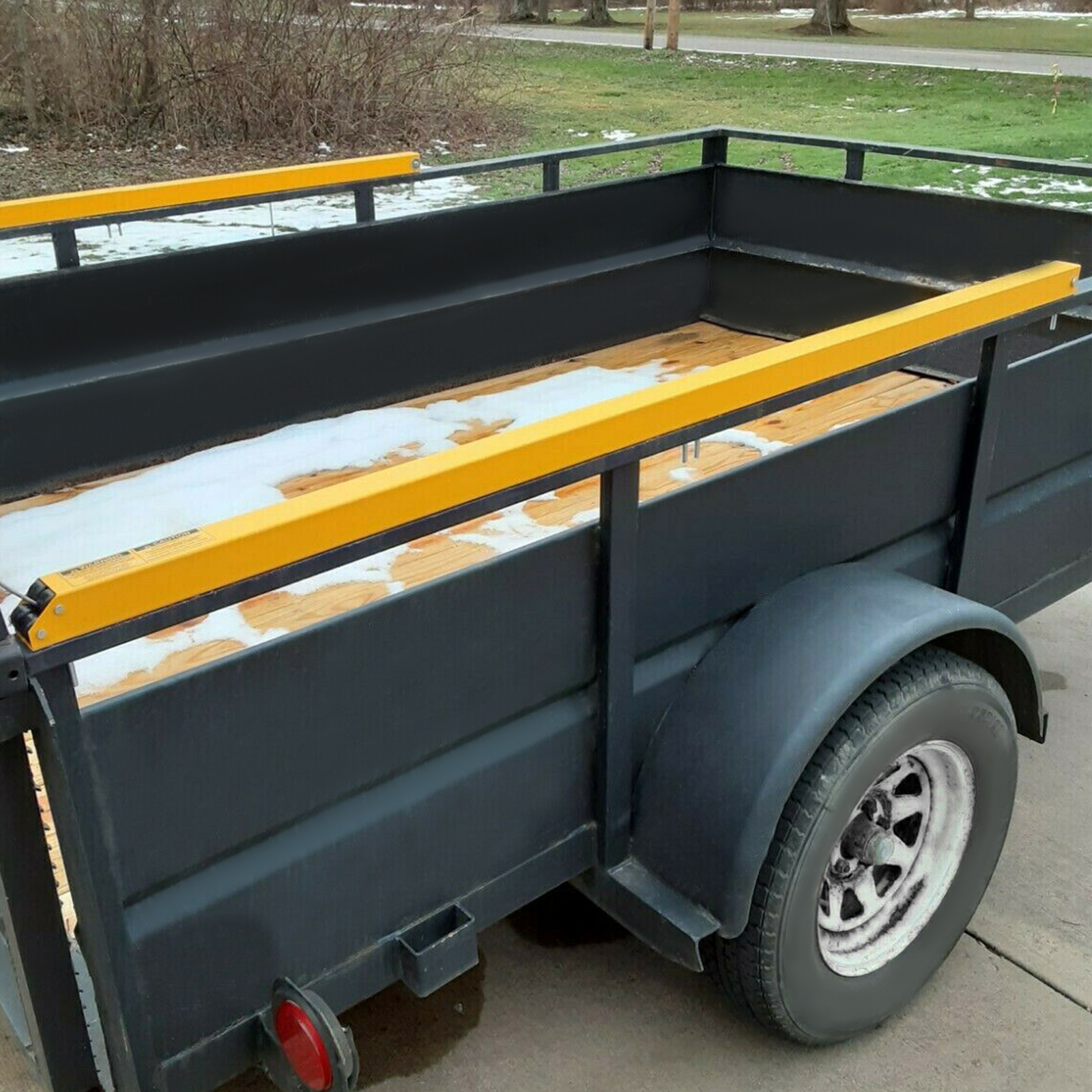 350 Pounds Yellow 2 Sided Trailer Tailgate Liftgate Ramp Lift Assist System
