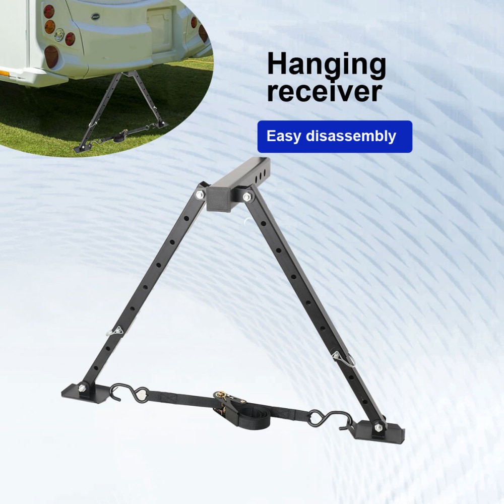 Hitch Mount Stabilizer For RV W/ 2” Receivers Motorhomes Truck Travel Trailers