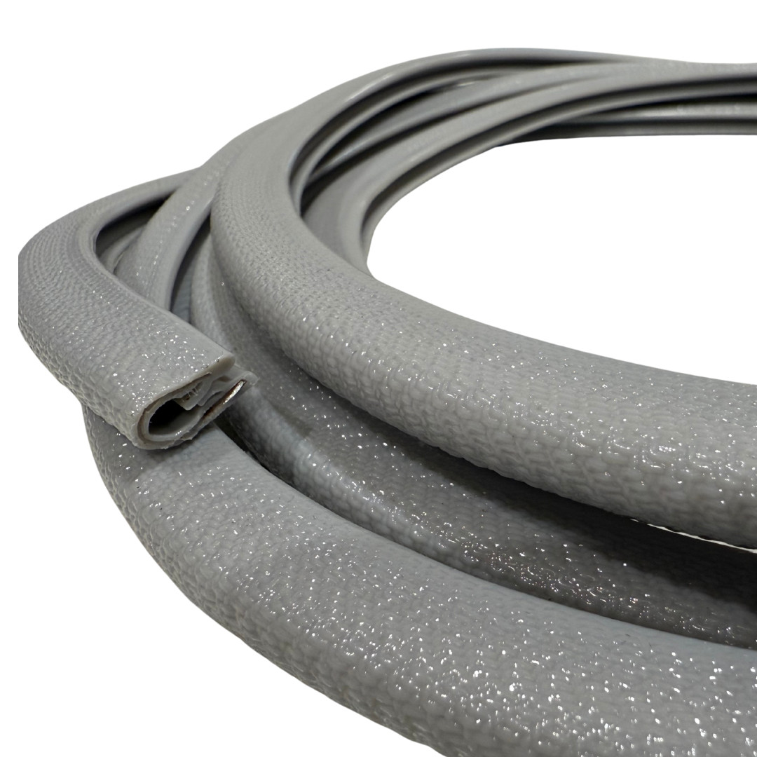Large Grey Car EDGE TRIM SEAL – Interior & Exterior – PVC Rubber Van Boat Truck