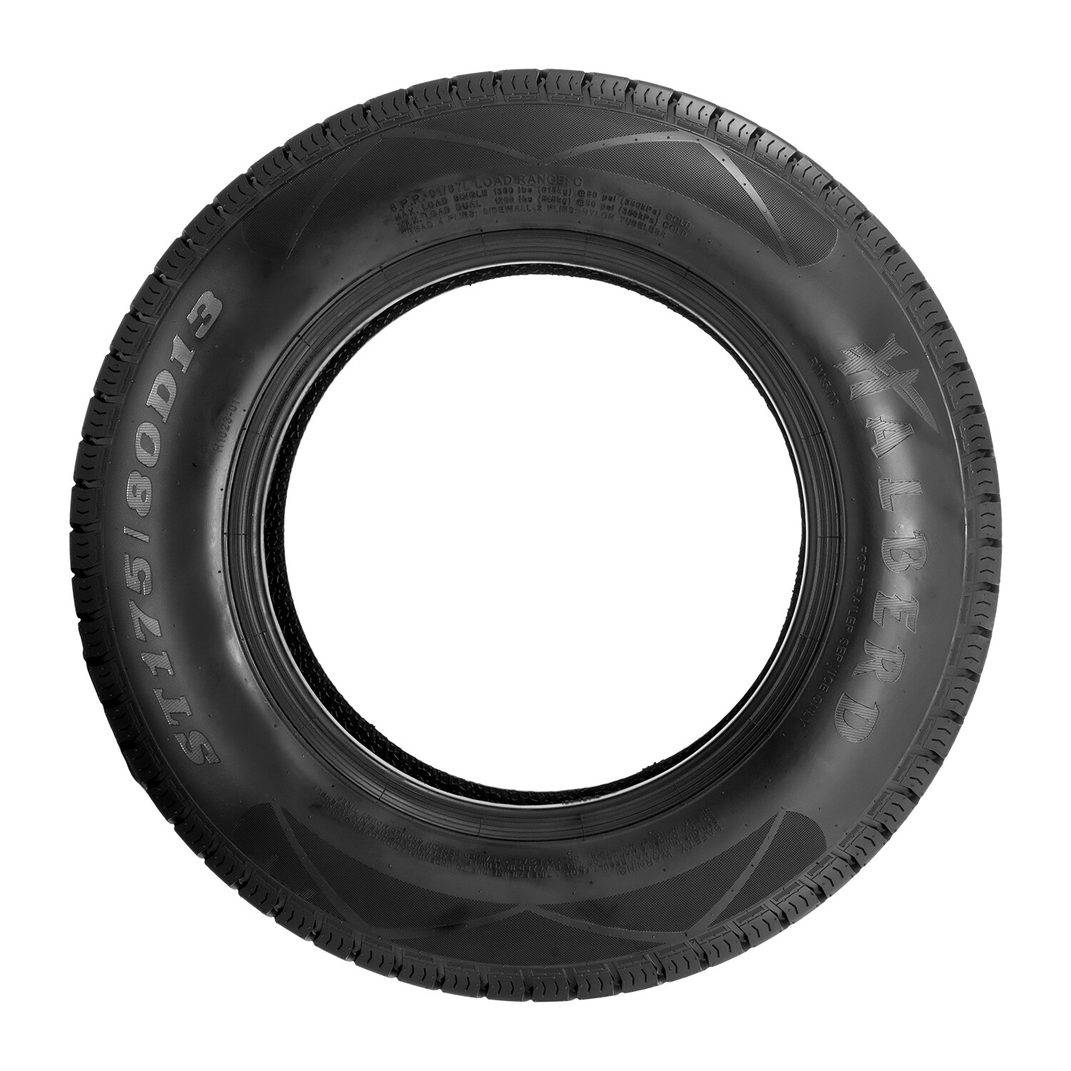 2X 175/80D13 Trailer Tires 175 80 13 Heavy Duty 6PR 175/80/13 Load C Tubeless