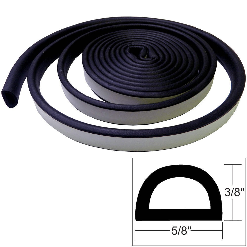TACO Weather Seal – 10’L x 3/8″H x 5/8″W – Black