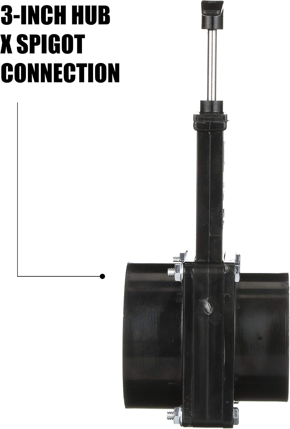 Corrosion Resistant ABS Gate Valve – Ideal for RVs, 3-Inch Connection
