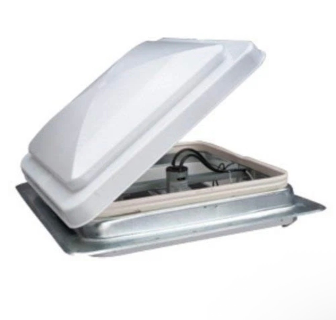 Heng’s 71112 / 71115 Roof Vent with Manual Lid & Fan for 14″ x 14″ Roof Openings