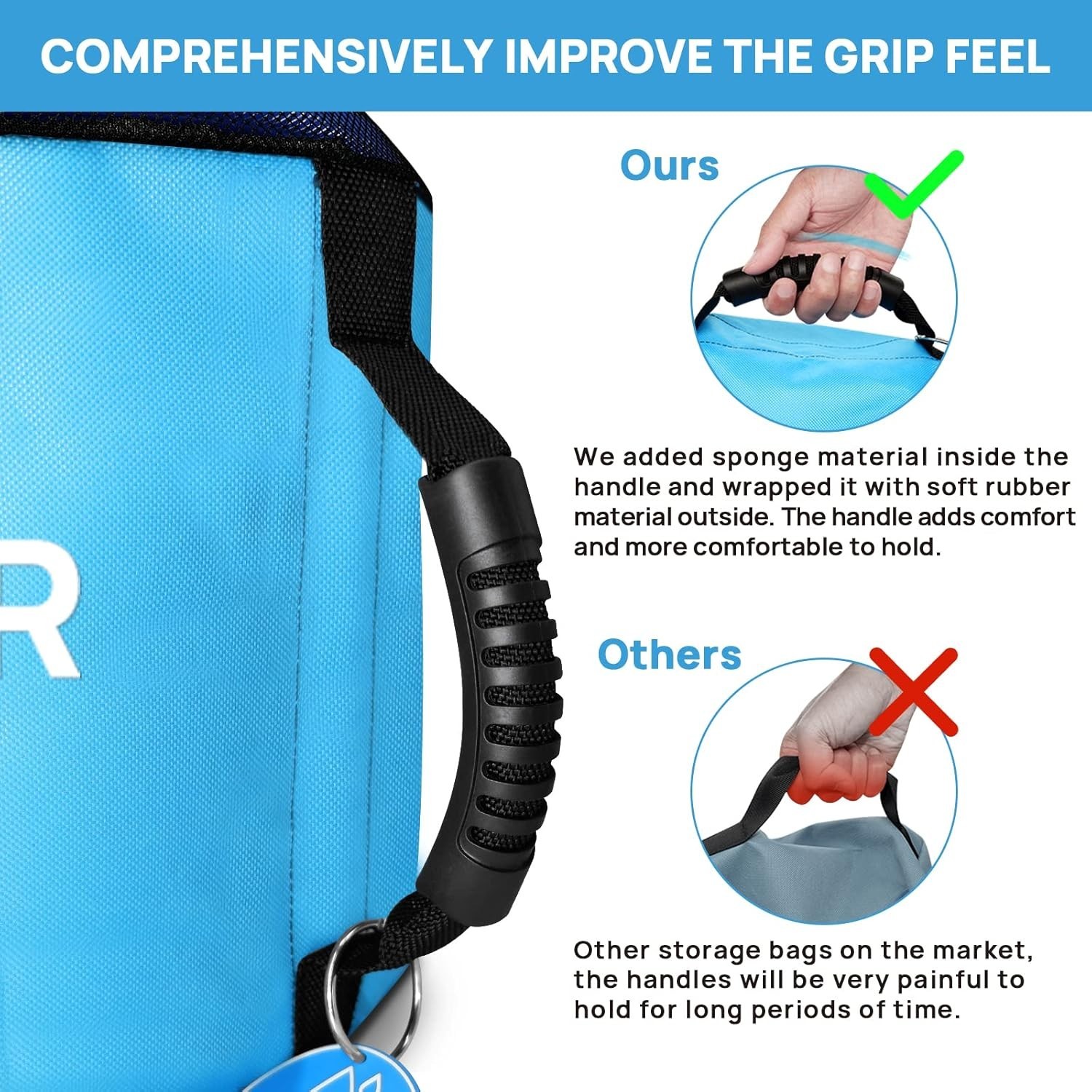 RV Hose Storage Bag of 4 Pack, Camper Accessories for Outside, Rubber Identif…