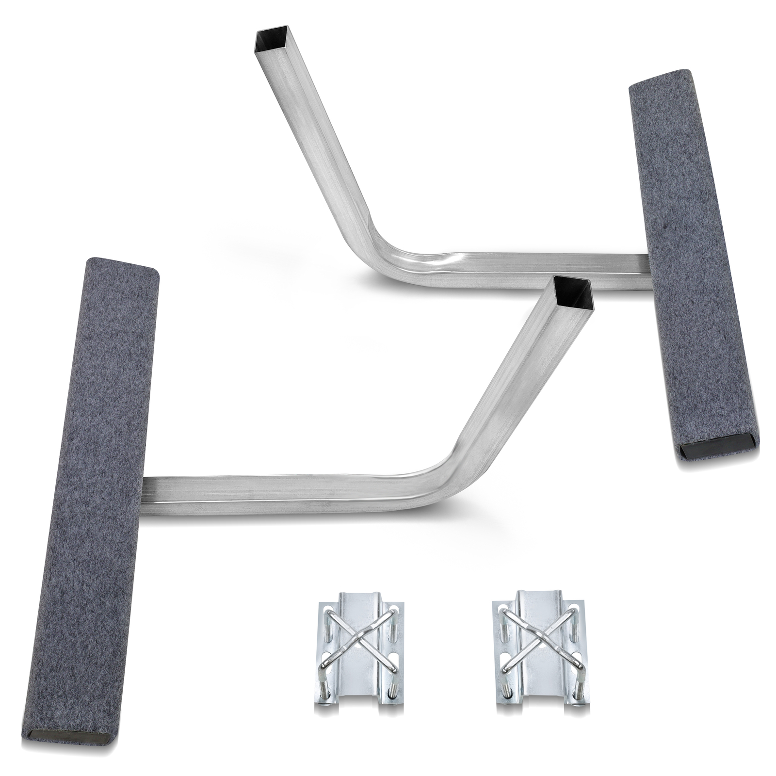 Boat Trailer 2′ Side Guide On Bunk Board Carpeted Kit w/ Hardware