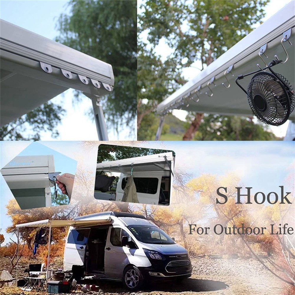 Hook Rack Hook RV Tent 4 X 3.7 Cm 8PCS Camper Camping Awning For Caravan