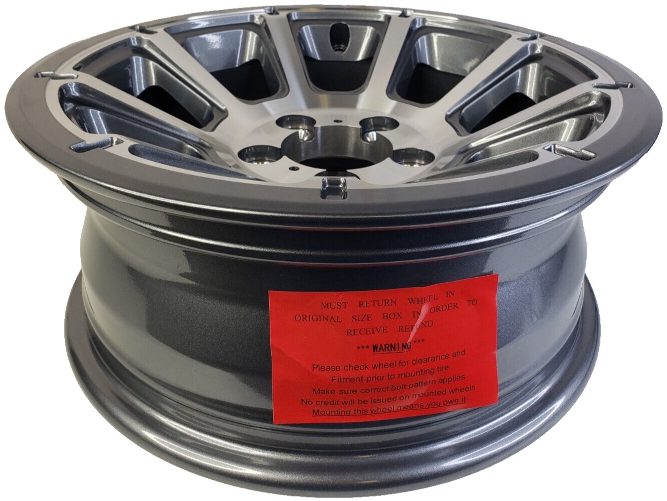 Aluminum TRAILER RIM WHEEL 14×5.5 5/4.5 Boat RV camper utility stock custom GMMF