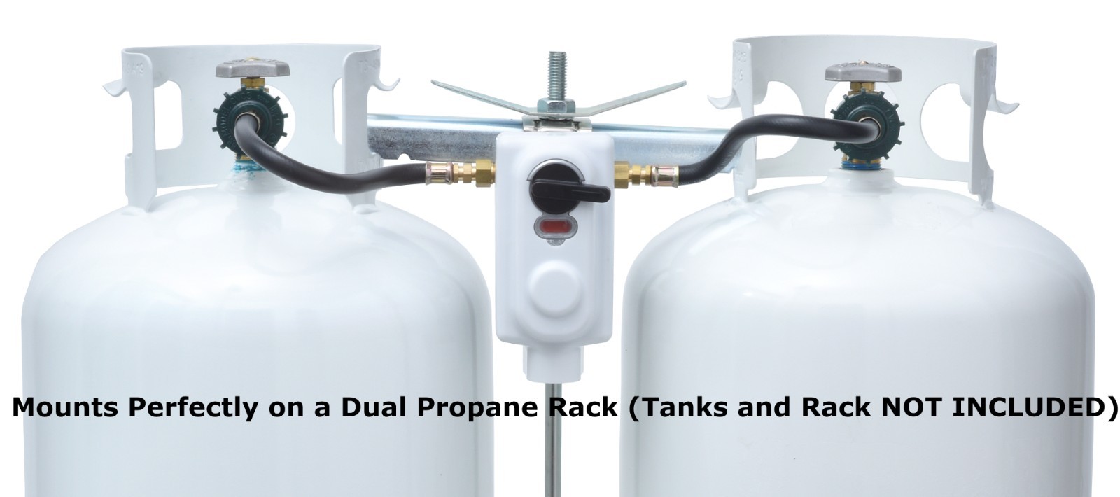 Flame King 2-Stage Auto Changeover Propane Gas RV Regulator 2 – 15″ Pigtails