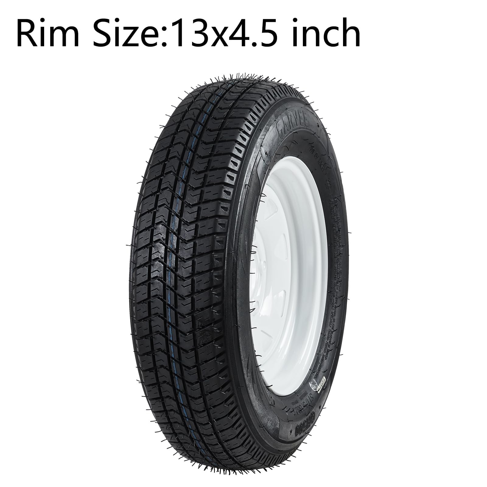 Set of 2 ST175/80D13 Trailer Tires 6Ply Load Range C 175 80 13 Tyres 5 lug 6 Ply