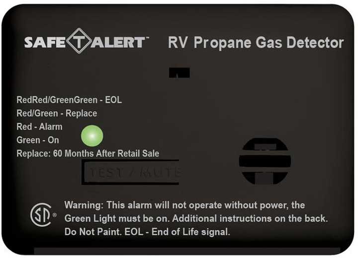 MTI 20-441-P-BL Safe-T-Alert 20 Series Mini RV Propane/LP Gas Alarm – Black