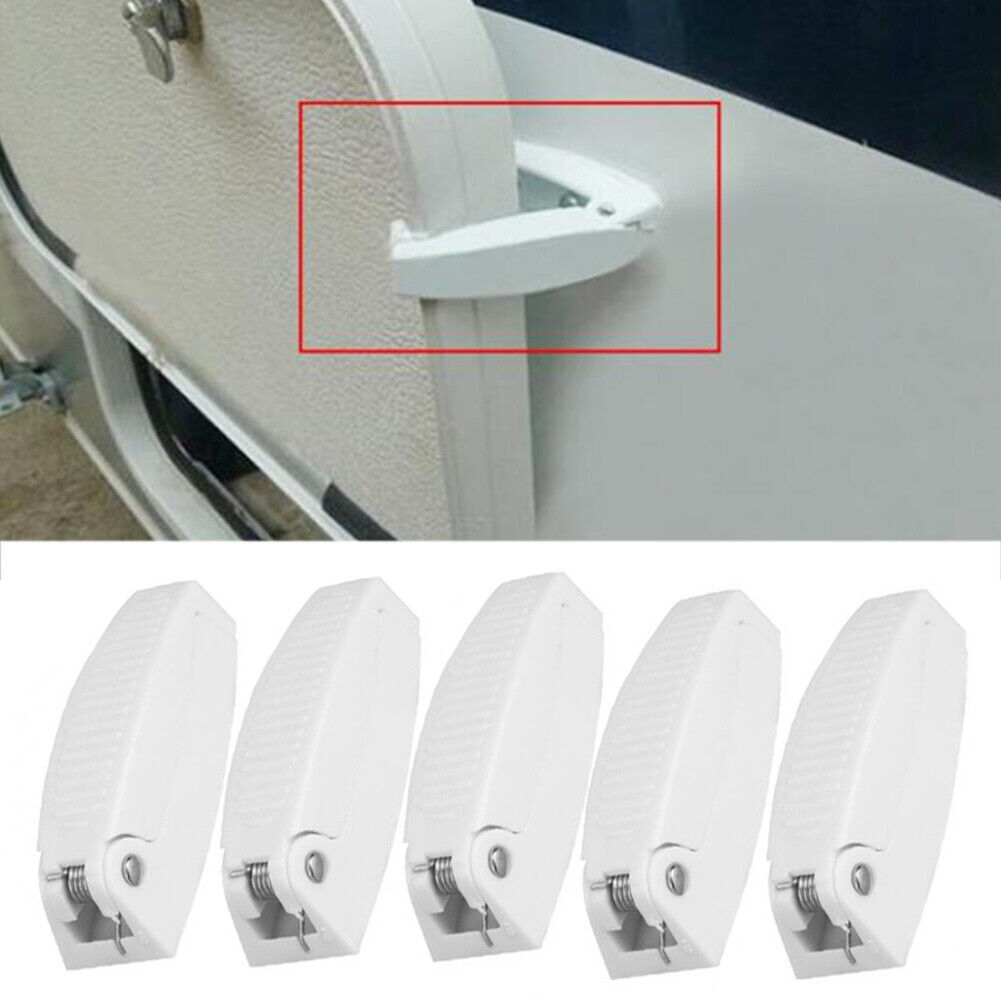 5 RV Baggage Door Catch Camper Trailer Storage Door Latch Hook Holders Travel