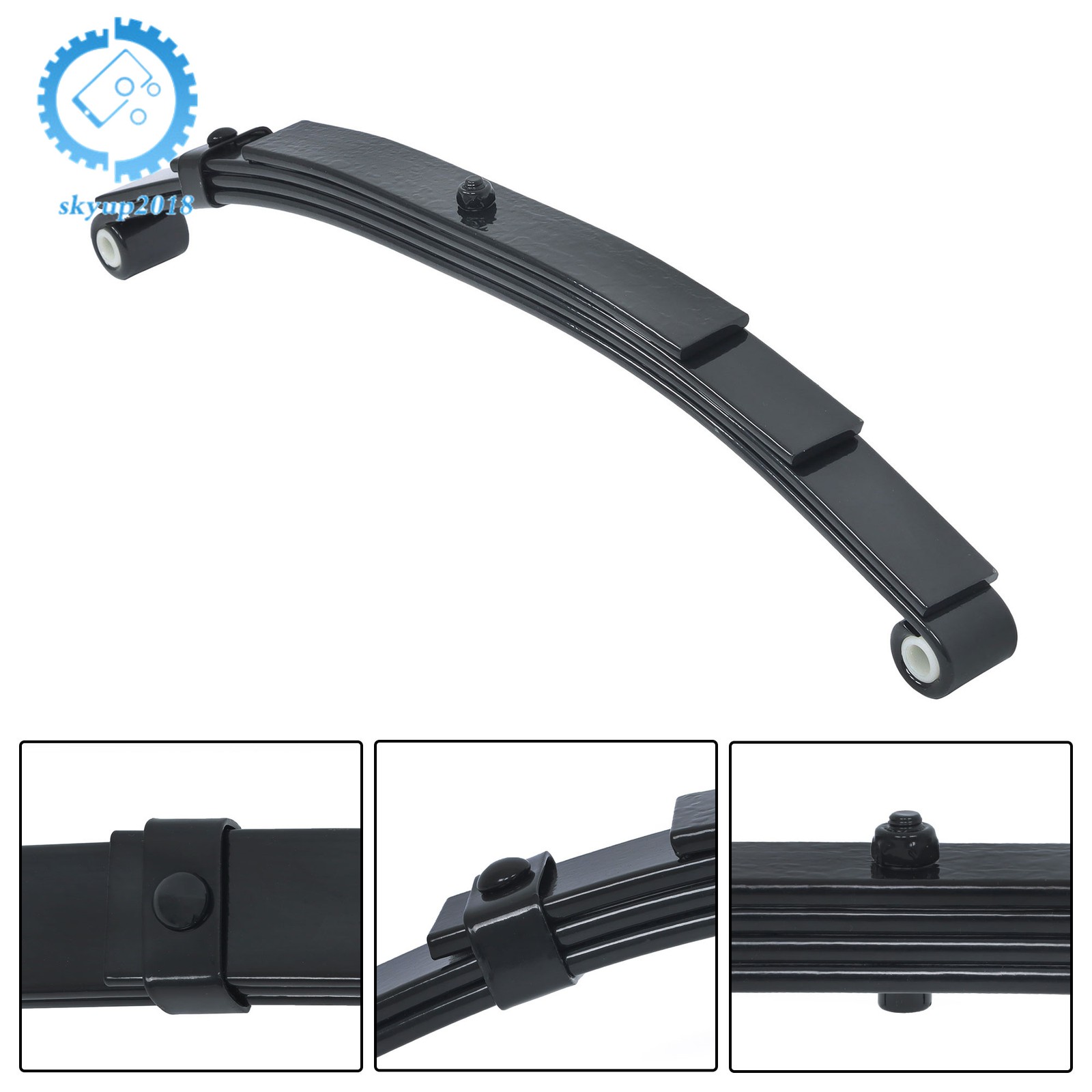 Suspension Kit For 5000lbs Tandem Trailer Axle 4 leaves 2500lbs Trailer