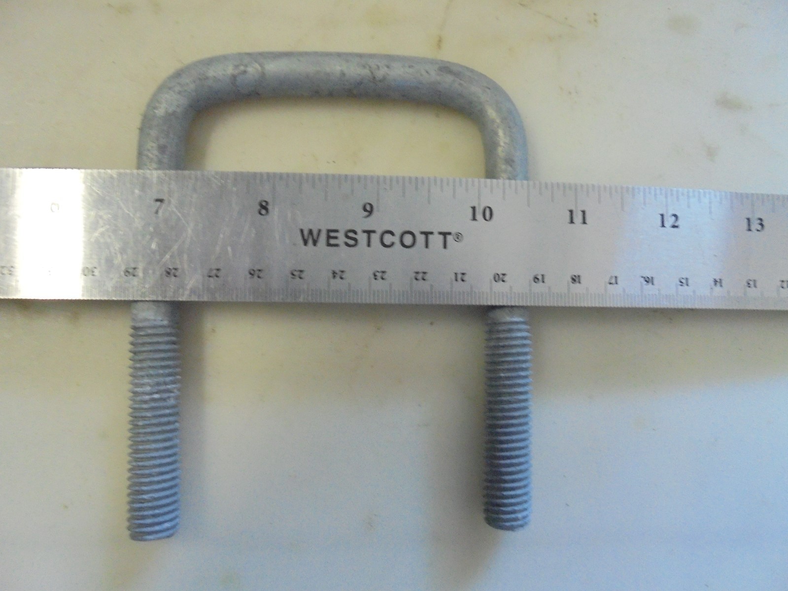 NEW(2) Boat Trailer U-Bolt Hot Dipped Galvanized Square 1/2″ Dia x 31/8″WX43/8″L