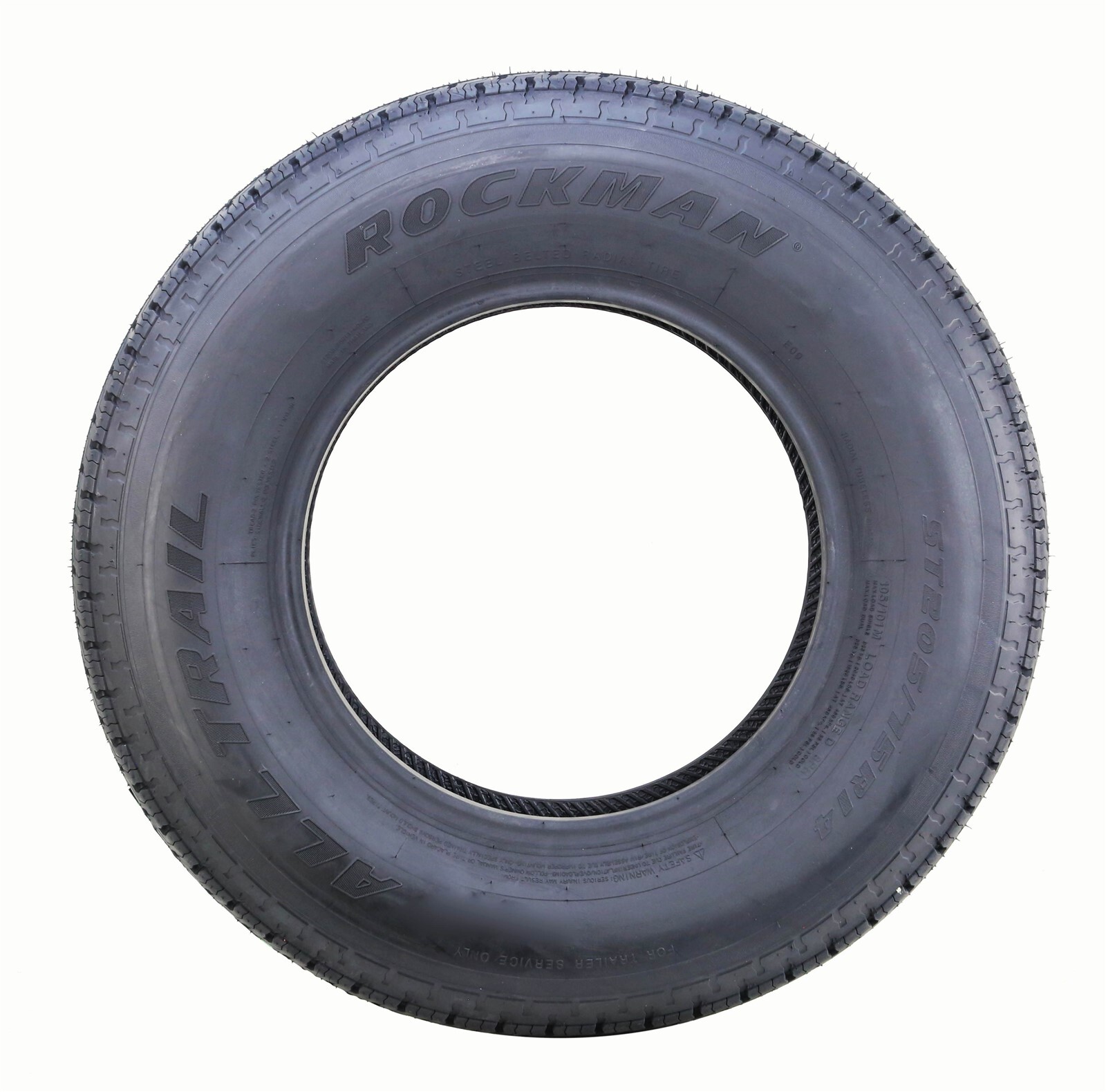 Set 1 Trailer Tire ST205/75R14 8-Ply Load Range D, 105M Steel Belted Radial