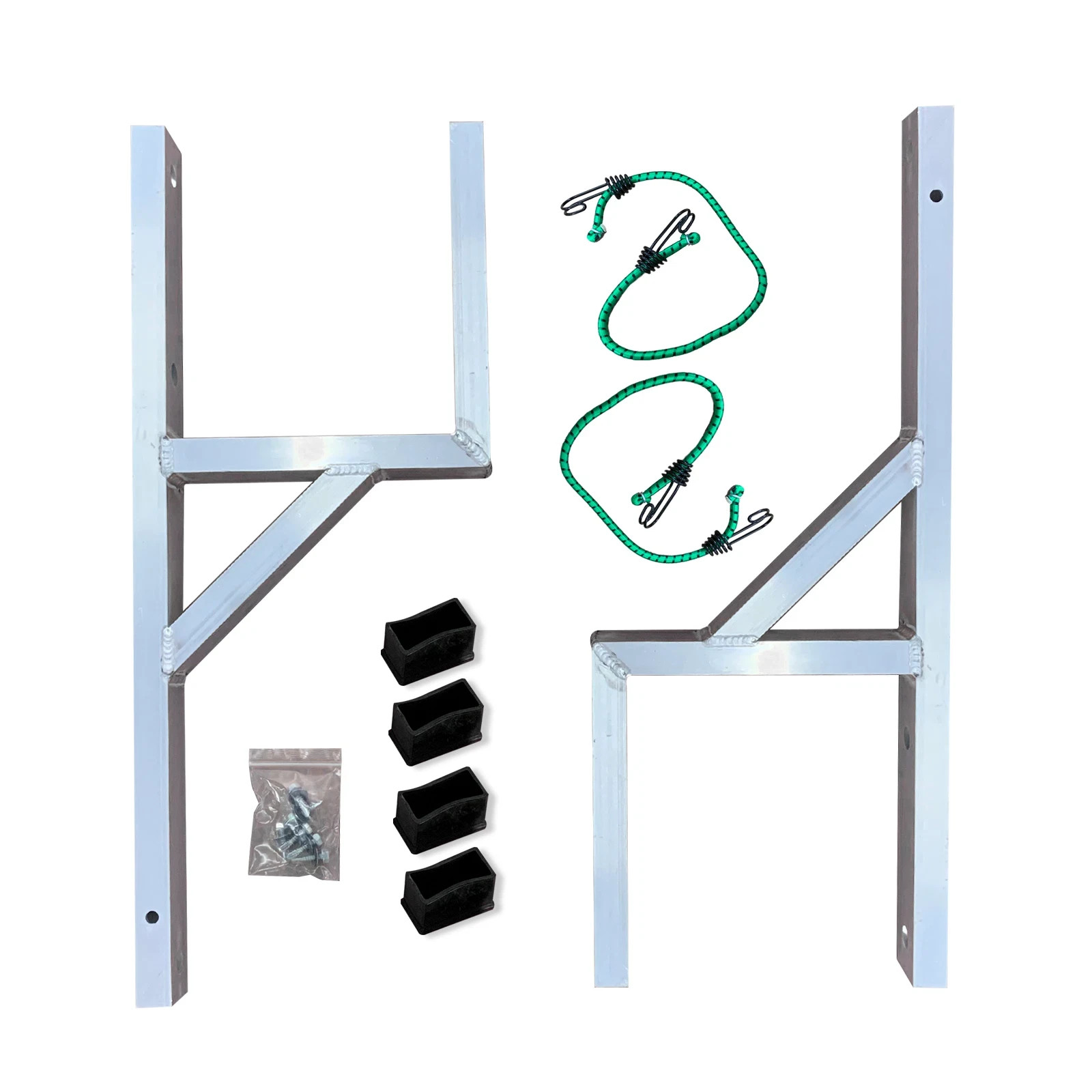 U.S Warehouse Fits Ladder Rack for Trailer,Side Mount Heavy Steel Ladder Rack