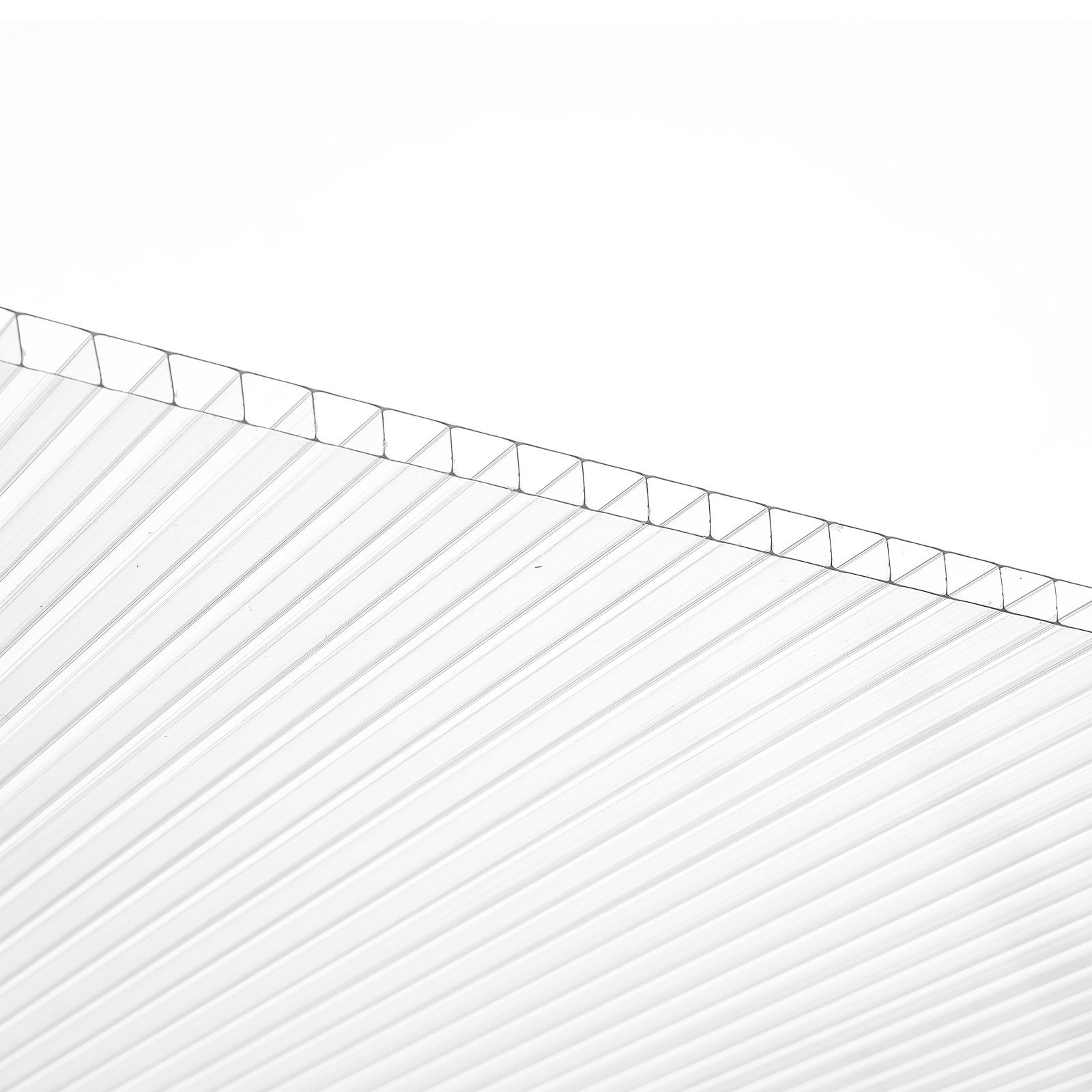 14PC Polycarbonate Greenhouse Panels 0.16in Clear, UV Protected