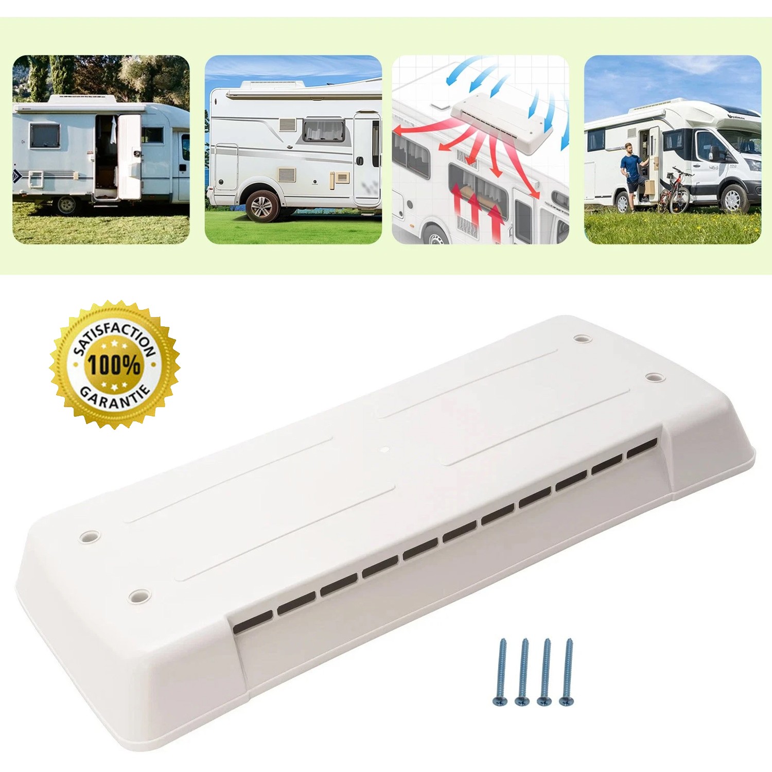 Refrigerator Vent Lid For Truck RV Camper #65528 For Dometic Refrigerator Vent