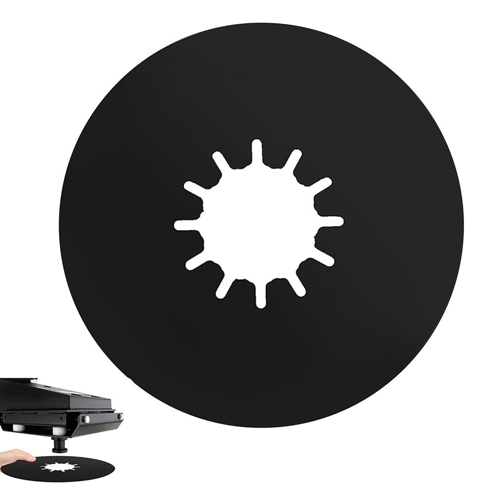2 Pack 10in for 5th Wheel Lube Plate for RV Trailers Heavy Duty PP Plastic