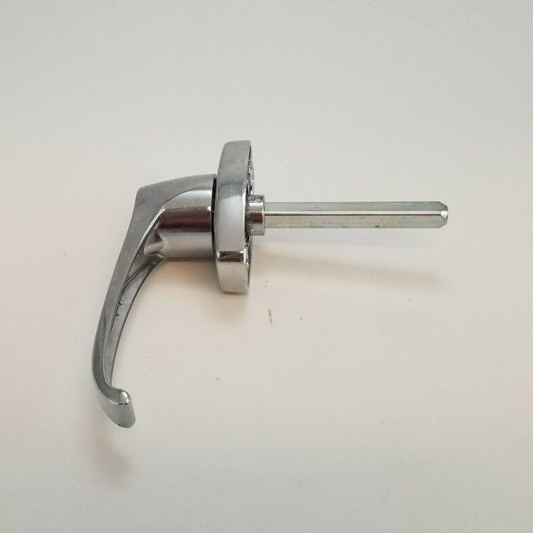 Universal Locking L Handle Chrome Finish Trailer Camper RV Garage Door Baggage