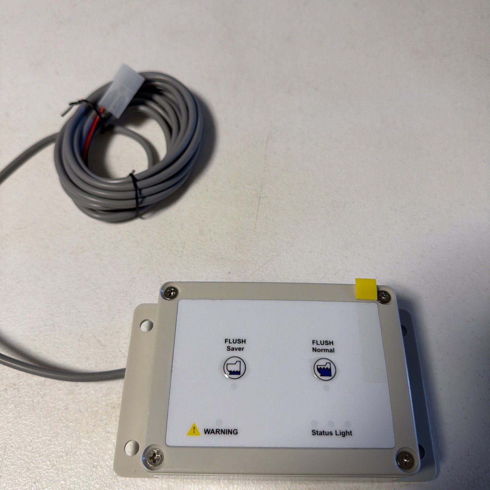 36387 RV Toilet Switch Panel, Wall Switch with Dual Flush Mode, Auto-Clean, LED