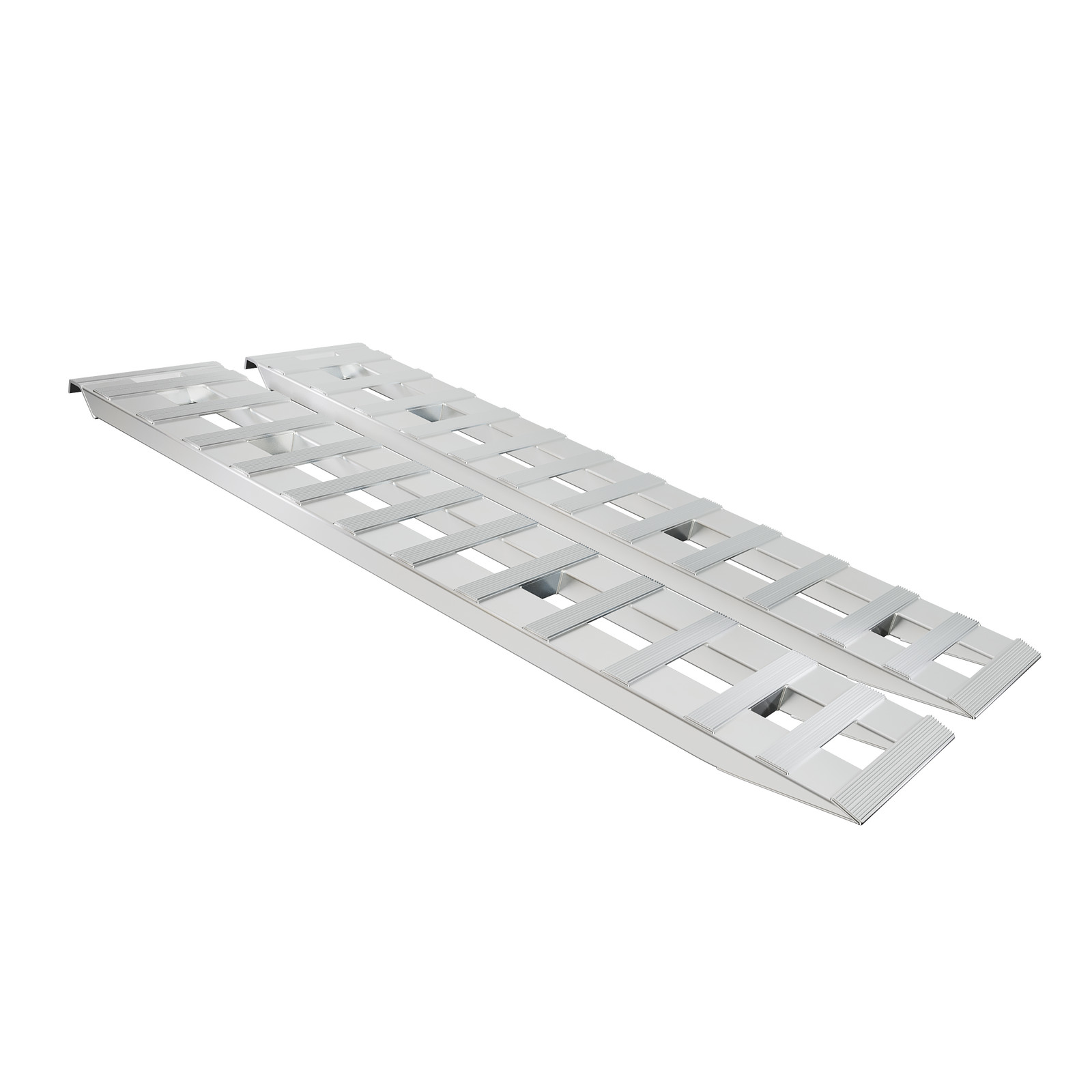 72″x15″ Pair Aluminum 8500 LBS Hook Ramps Car Truck Trailer Auto Hauler Tractor