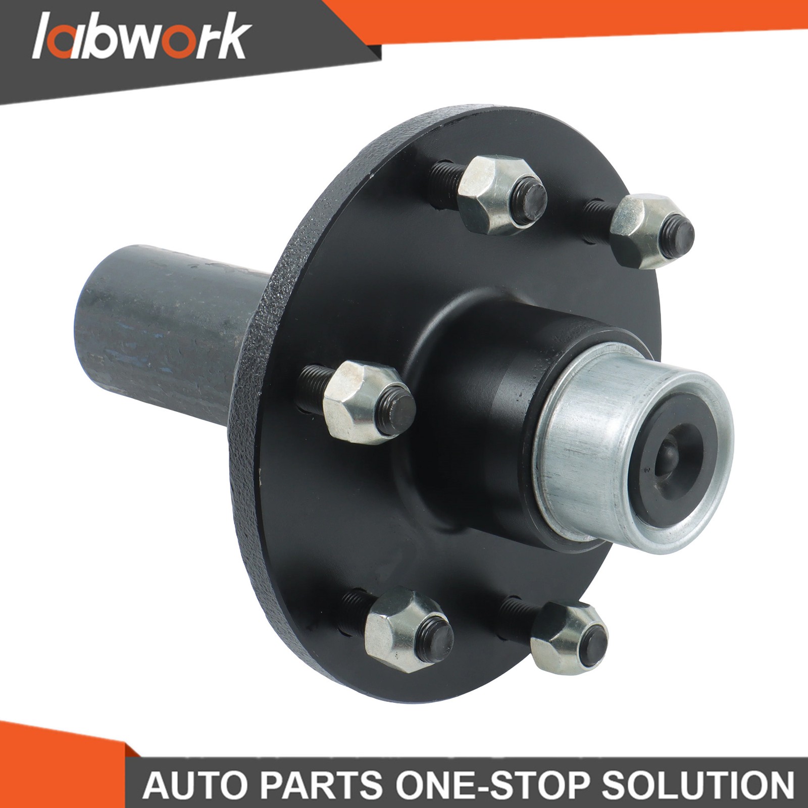 labwork Pre-Assembled 6 on 5.5′ Trailer Hub Kit & Circular #84 Spindle