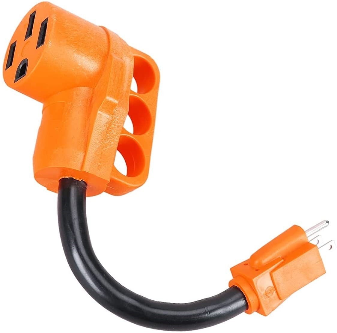 EPICORD Dogbone RV Electrical Adapter 15Amp Male to 50 Amp Female with Handle US