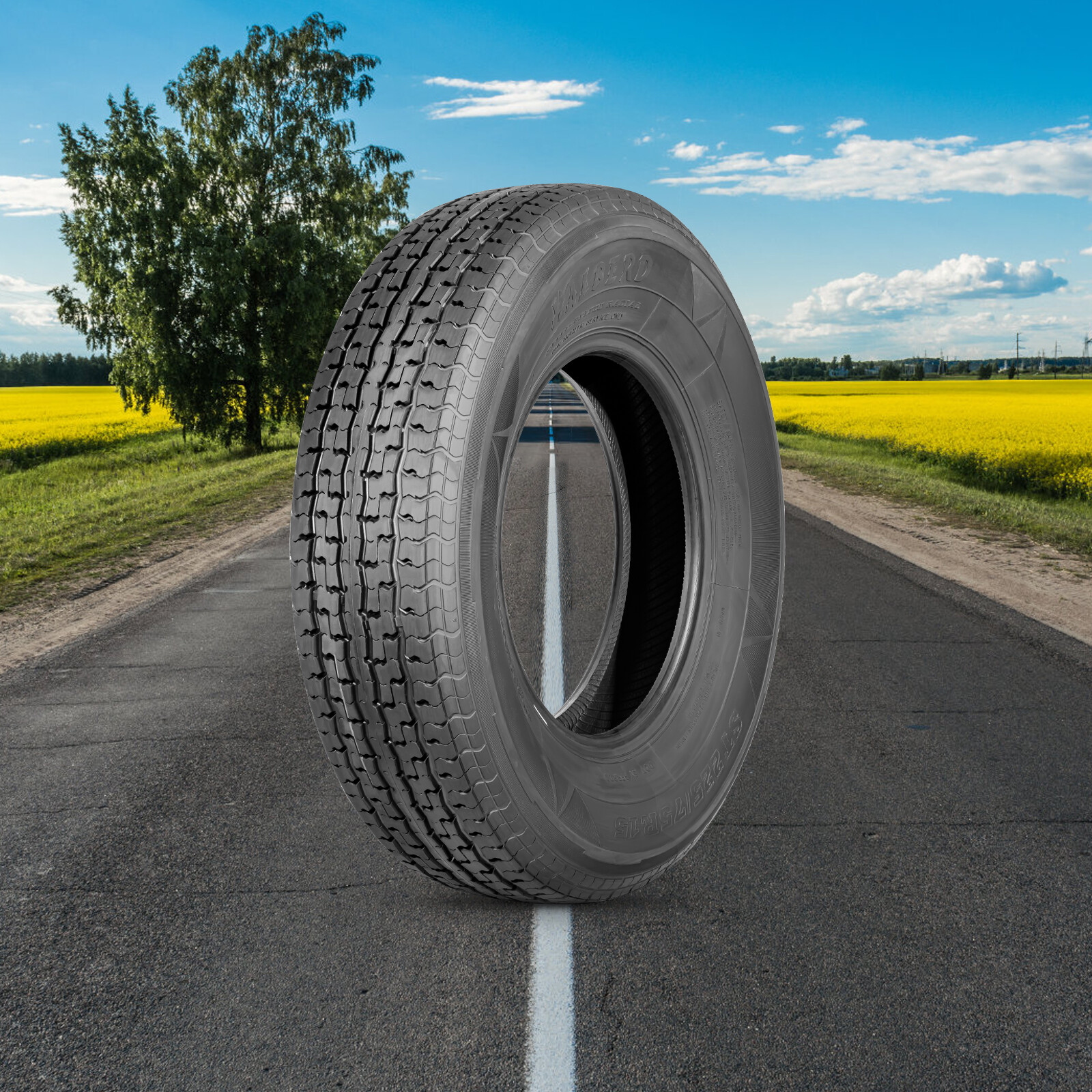 ST225/75R15 Boat Trailer Tires 225 75 15 10Ply Load Range E Radial Tubeless Tyre